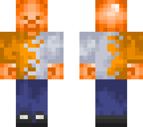 orange steve clothed #2