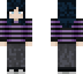 persona skin (light purple striped shirt)
