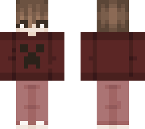 red creeper hoodie male
