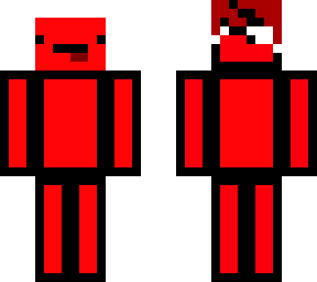 red noob with santa hat