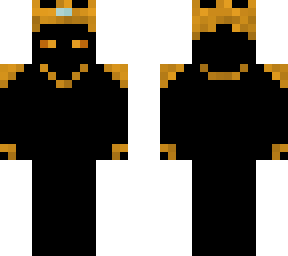 black orange guy with crown