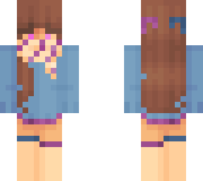 blue and pink elf