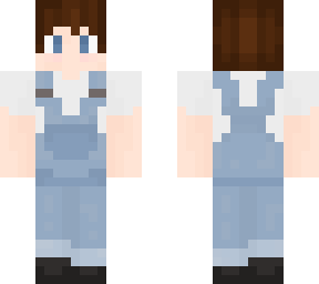boy in overalls