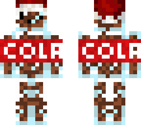 cola skin + santa hat!!