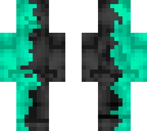 cyan dark steve