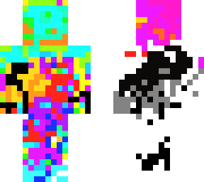 glitchy skin