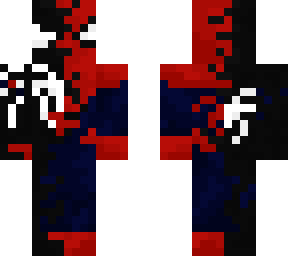 half black suit spidey