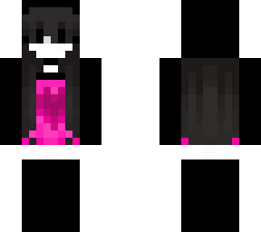 pink and black girl