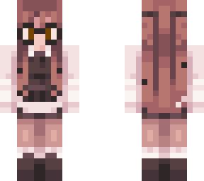 pink with glasses