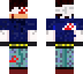 red dye blindfold