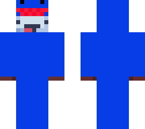 sharkdur in a huggy wuggy outfit:d