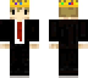 ***** in a suit with crown