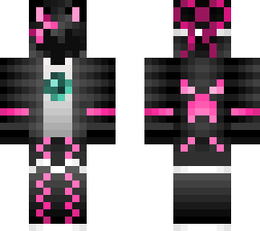 huy enderyt cat girl short hair without eyes (pink)