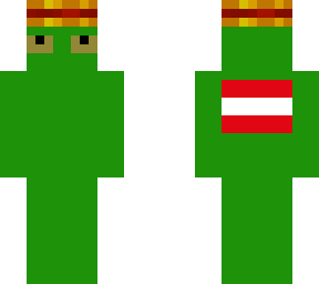 idk just green with a flag