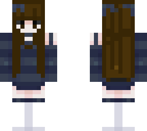 my first ever skin not my base (i only changed the hair)