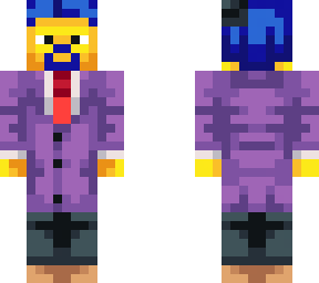 purple trenchcoat