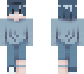 skin blue smooth
