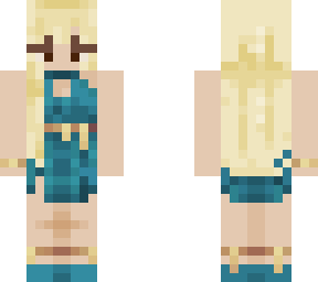 teal dress