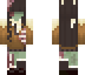winter zombie girl