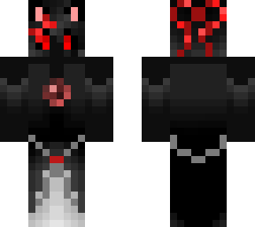 zuy enderyt cat girl short hair exe cursed eyes (dark red ender princess)