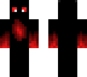 black and red monster