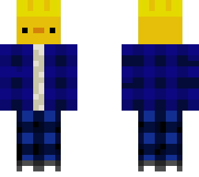 blue duck with crown:)