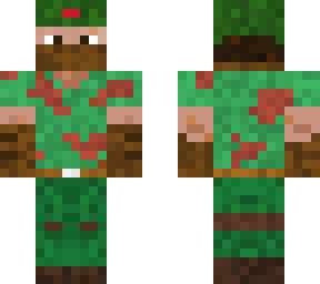 camo steve (forest