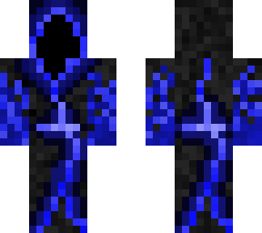 cloaked figure blue