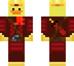 king ducke with red armor 2