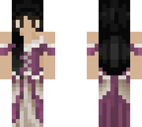 purple dress