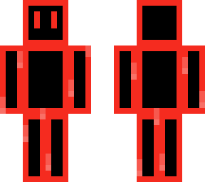 red and black skin