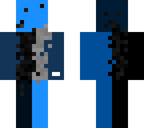skin blue and black tryhard