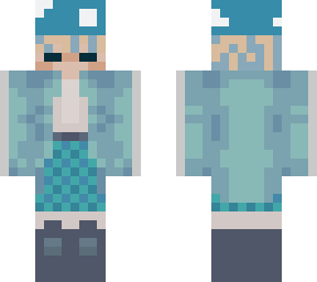 blue mushroom boy