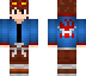brown haired simon from gurren lagann