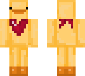 duck with bandana