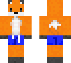 fox with shorts