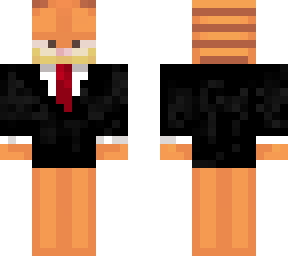 garfield in suit