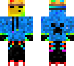 rainbow slime with crown