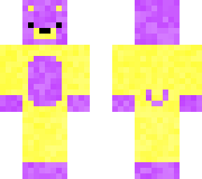 yellow and purple bear