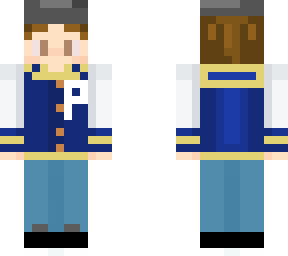 "p" lettermen w/patchwork newspaper boy hat
