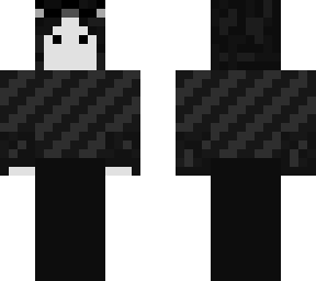 black and white