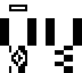 black and white skin