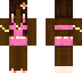 black girl with pink summer outfit