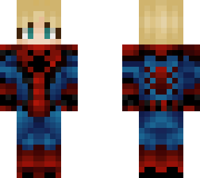 blonde spidey (unisex, spiderman/woman/person