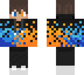 fire/ice hoodie boy