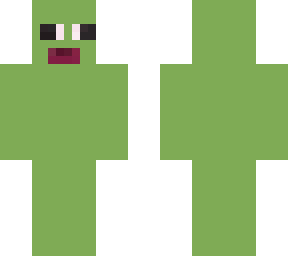 funny green man