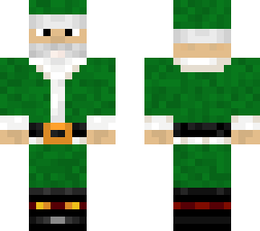 green santa claus
