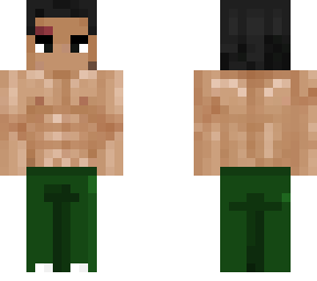green sweatpants