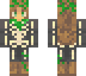 green vine skull