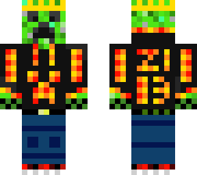 the creeper in the hoodie (official z3q9 youtube skin!) [updated!]